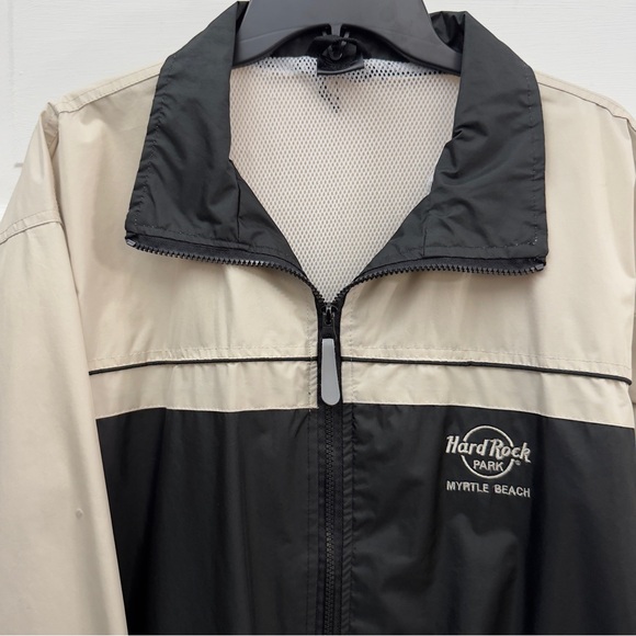 Hard Rock Park Lightweight Windbreaker Jacket Men’s Large - Picture 3 of 14